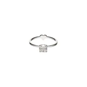 Cushion Diamond Ring, 1ct diamond, white gold