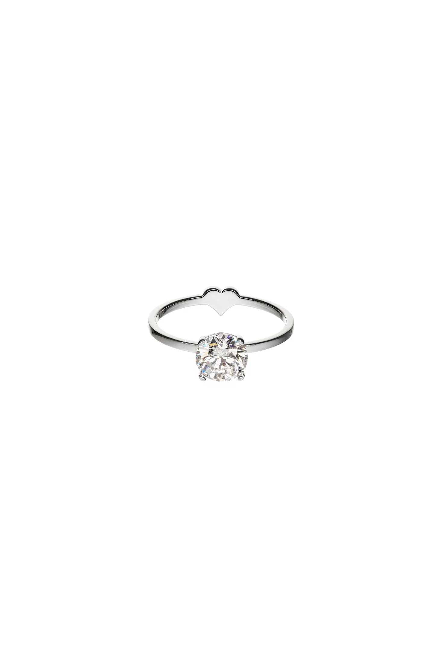 Rings Round Diamond Ring, 1 ct diamond, white gold with modern design available now