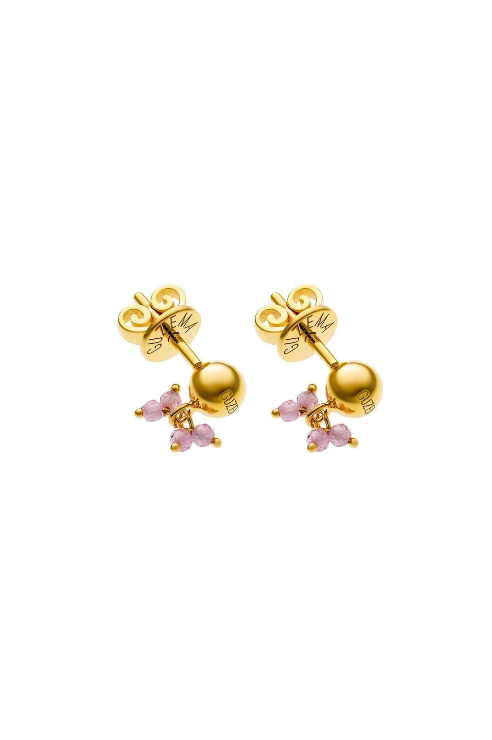 Earrings Tetra Gem Earrings, yellow gold for stylish and elegant looks