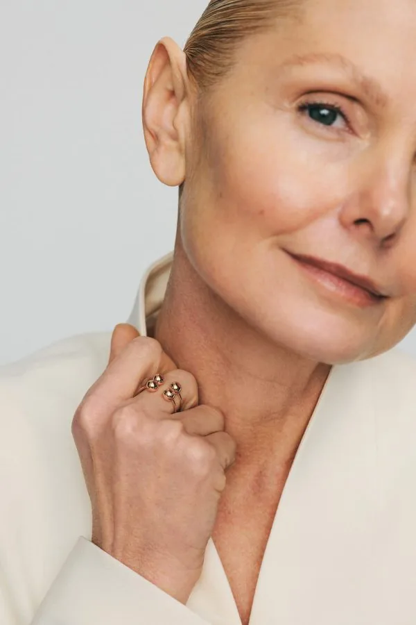 Rings Tetra Orb Ring, rose gold with modern design available now