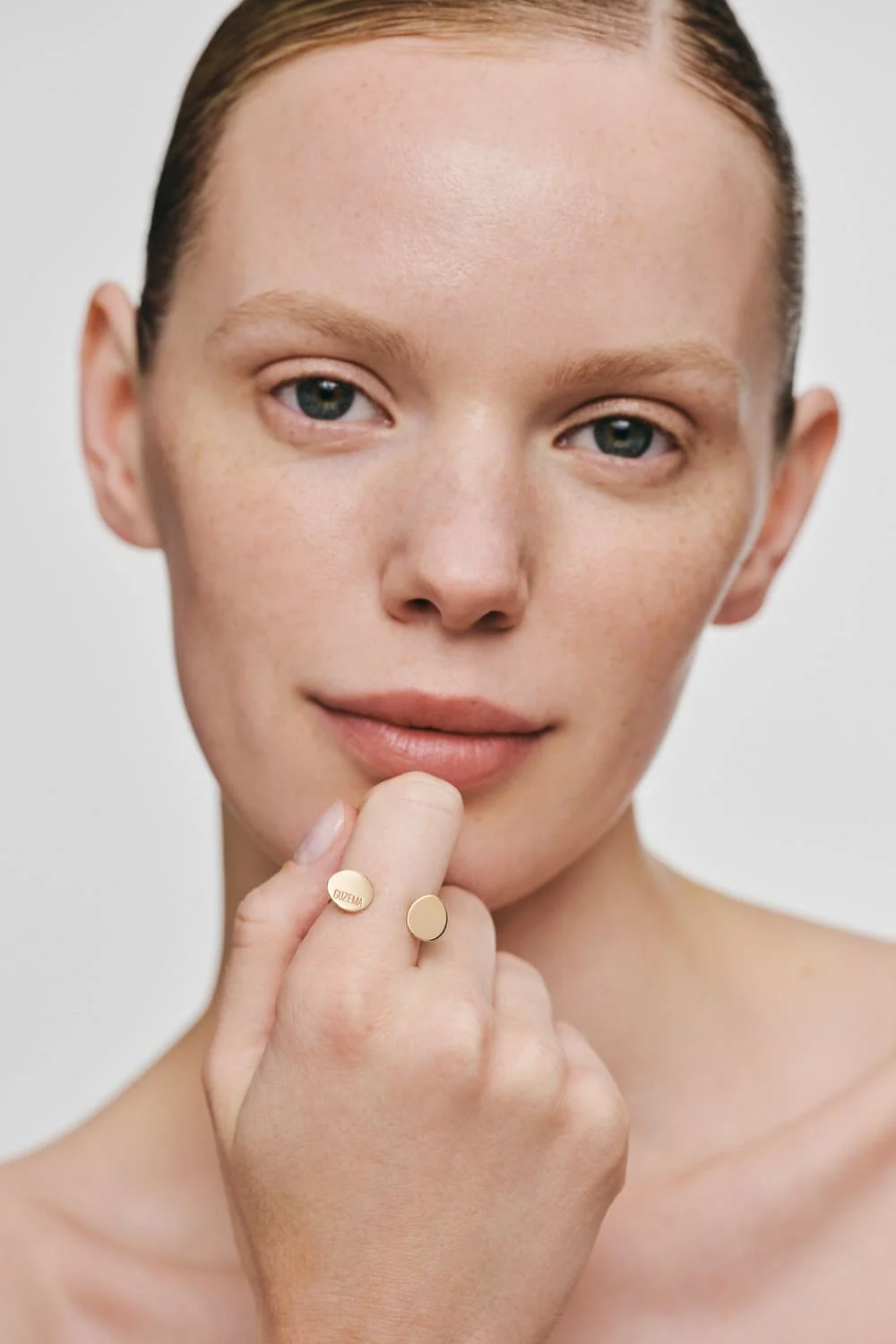 Rings Duo Flat Ring, rose gold available online with expert craftsmanship