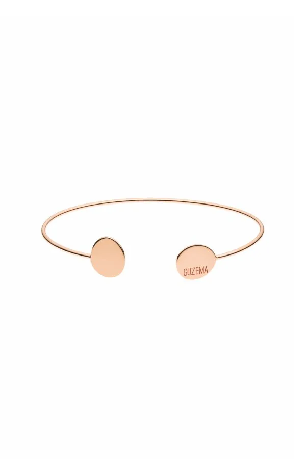Bracelets Flat Bracelet, rose gold for everyday elegance