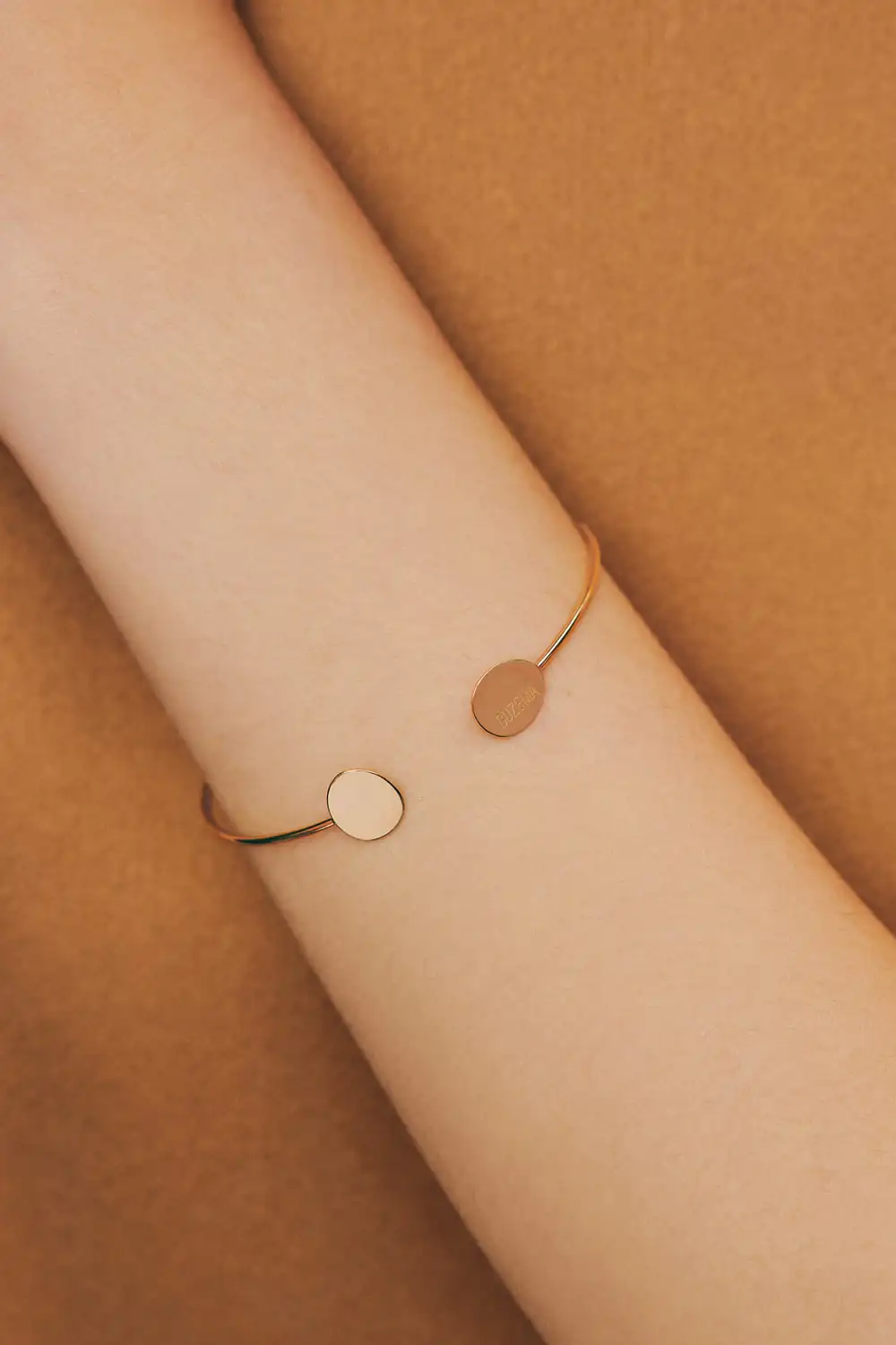 Bracelets Flat Bracelet, rose gold with high-end craftsmanship from Guzema