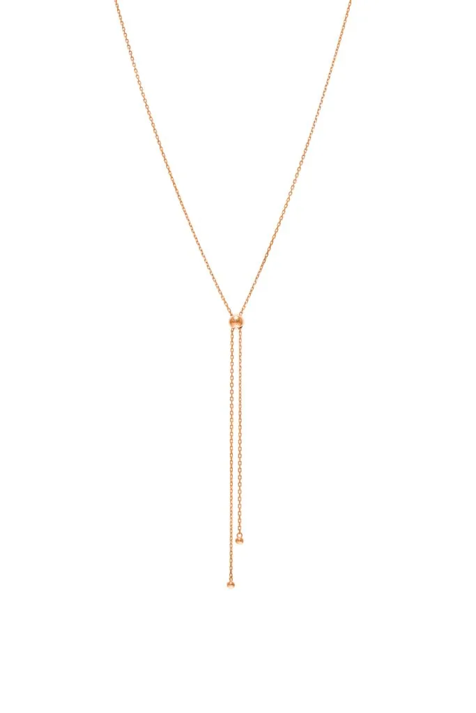 Orbs Tie Necklace