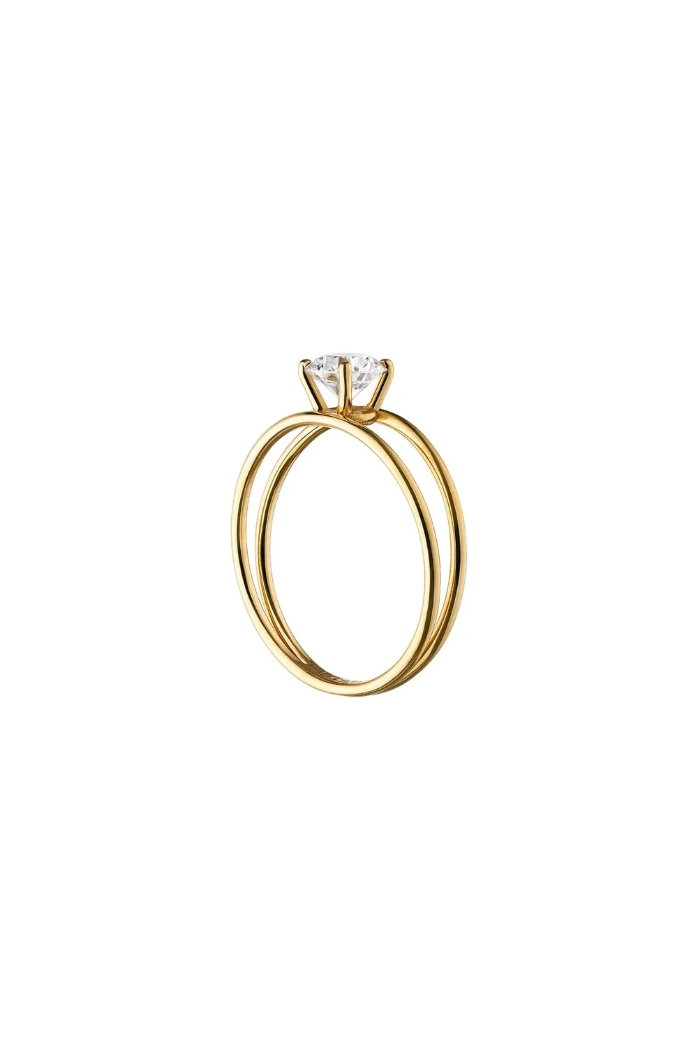 Rings Engagement Ring, 0.5ct diamond with luxury craftsmanship from Guzema