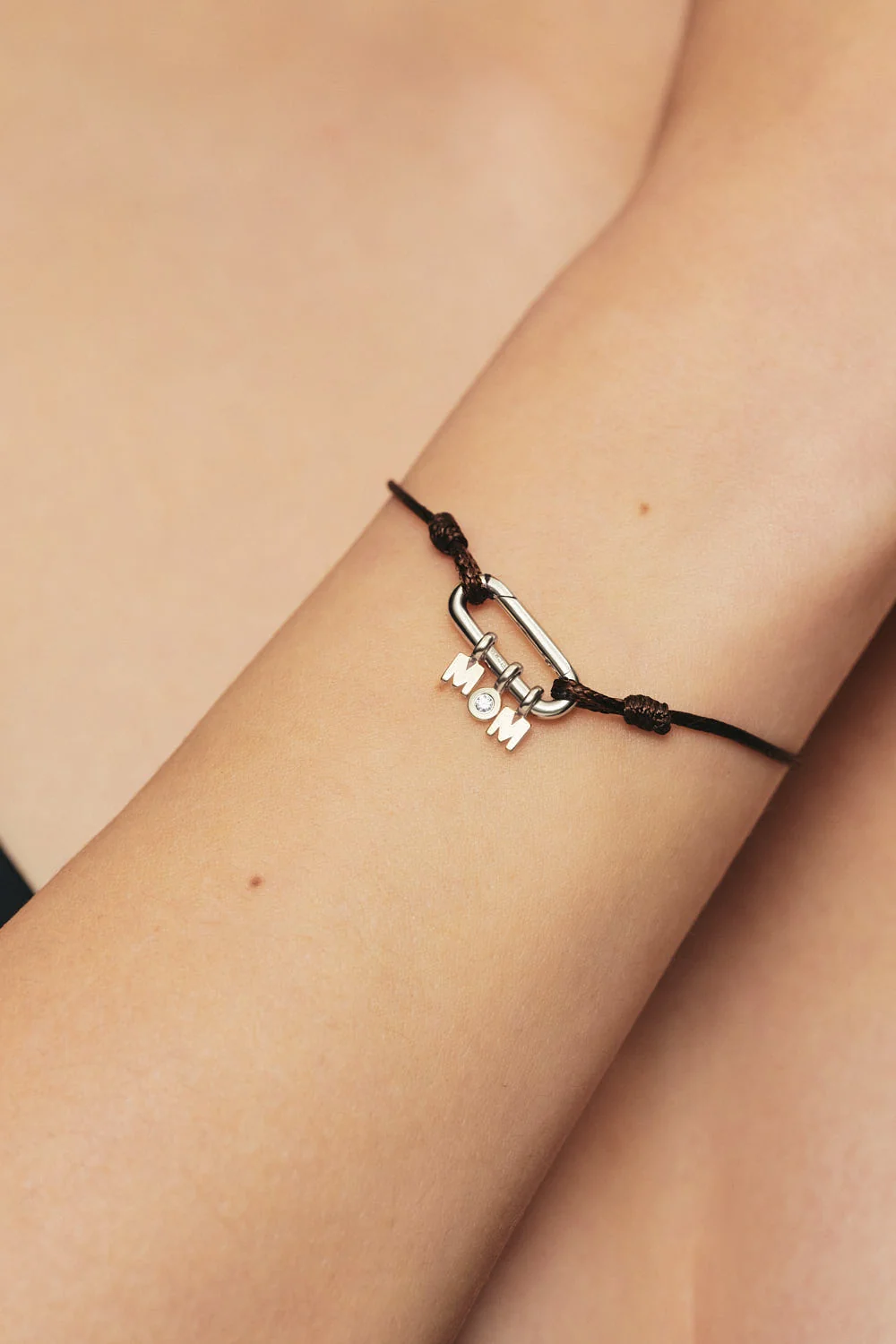 Bracelets MOM Cord Bracelet, diamond, white gold with high-end craftsmanship from Guzema