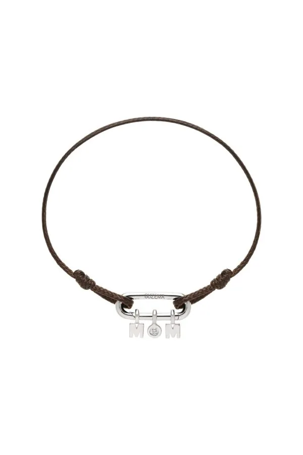 Bracelets MOM Cord Bracelet, diamond, white gold with high-end craftsmanship from Guzema