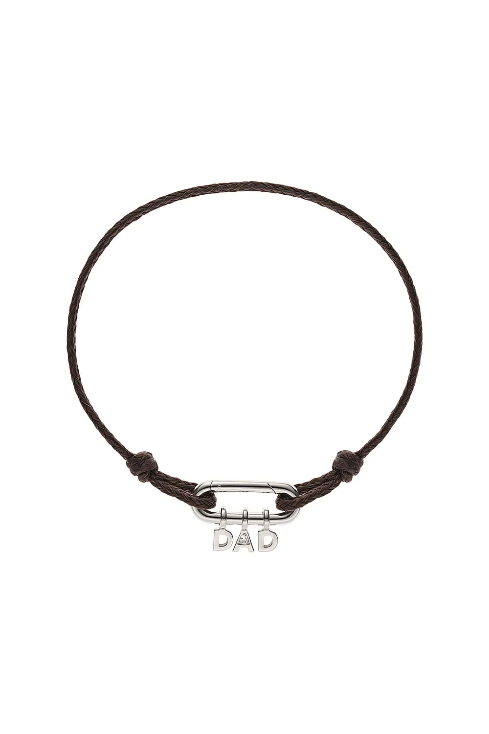 Bracelets DAD Cord Bracelet, diamond, white gold with modern elegance