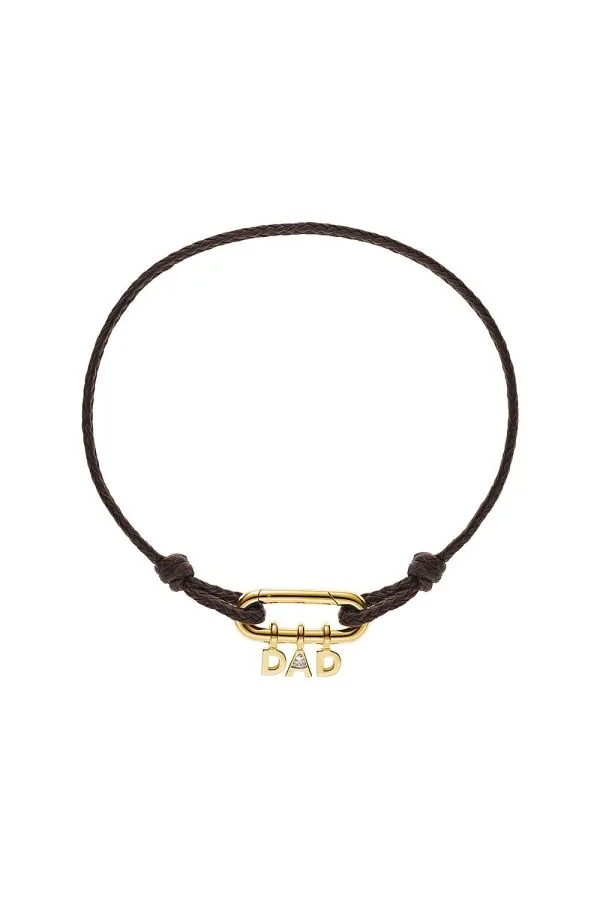 Bracelets DAD Cord Bracelet, diamond, yellow gold with high-end craftsmanship from Guzema