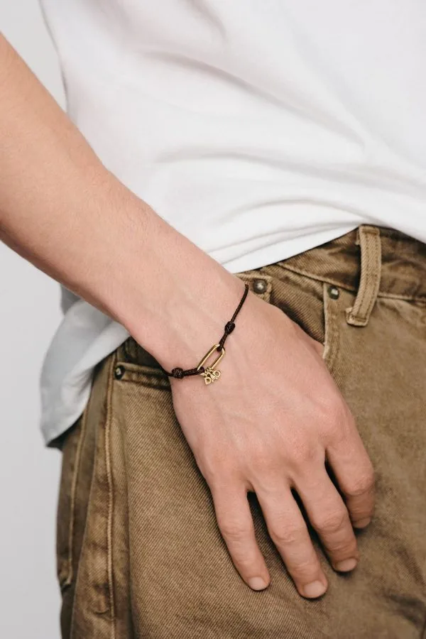 Bracelets DAD Cord Bracelet, diamond, yellow gold with high-end craftsmanship from Guzema