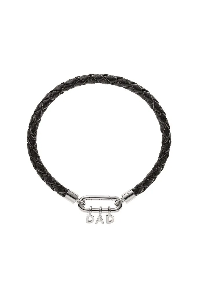 DAD Braided Leather Bracelet