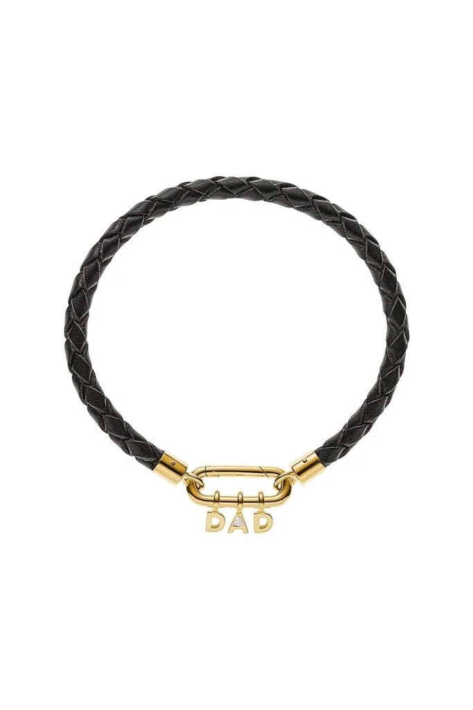 DAD Braided Leather Bracelet