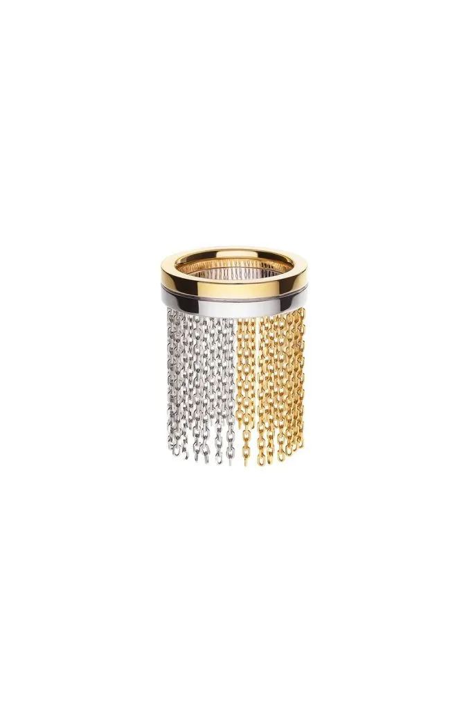 Short Chainfall Ring